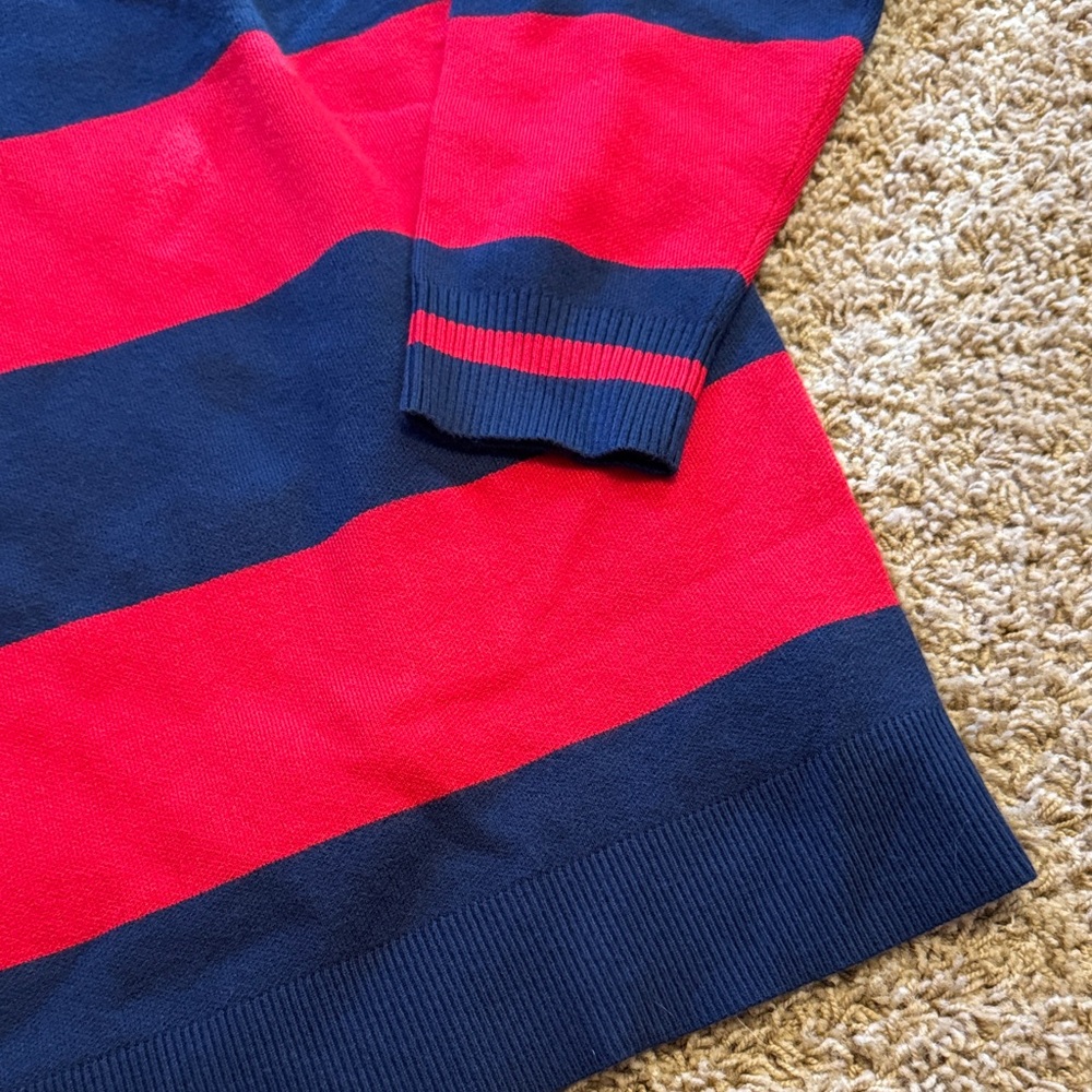 NWT American Eagle Outfitters Red and Blue Striped Sweater - Picture 7 of 9
